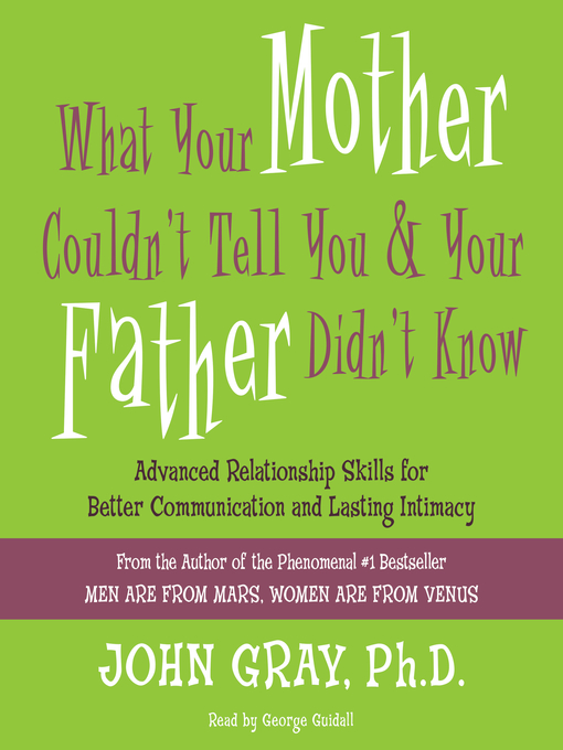 Title details for What Your Mother Couldn't Tell You and Your Father Didn't Know by John Gray - Available